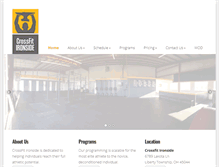 Tablet Screenshot of crossfitironside.com